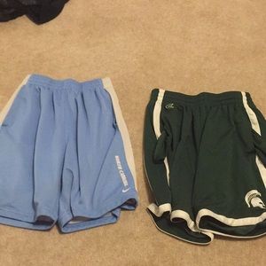 Basketball shorts.